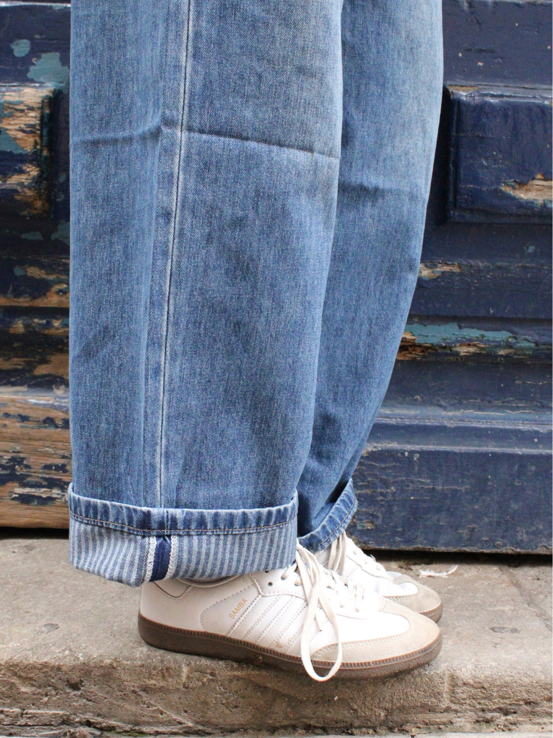 Jean ample Syrine - Bleu