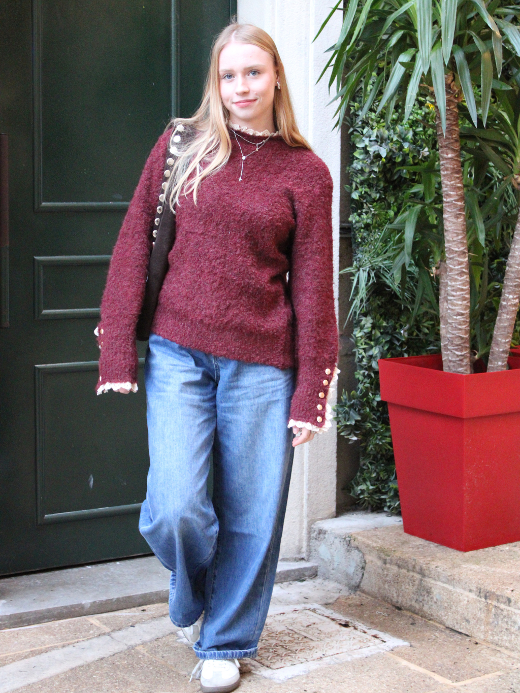 Jean ample Syrine - Bleu