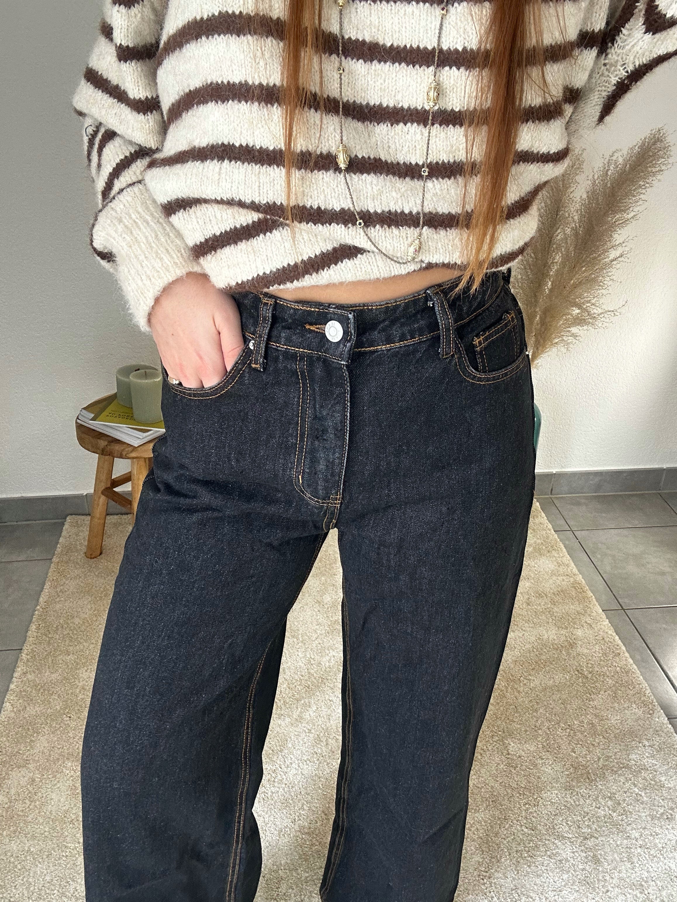 Jean large Cléa - Noir