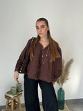 Blouse Illona - Marron