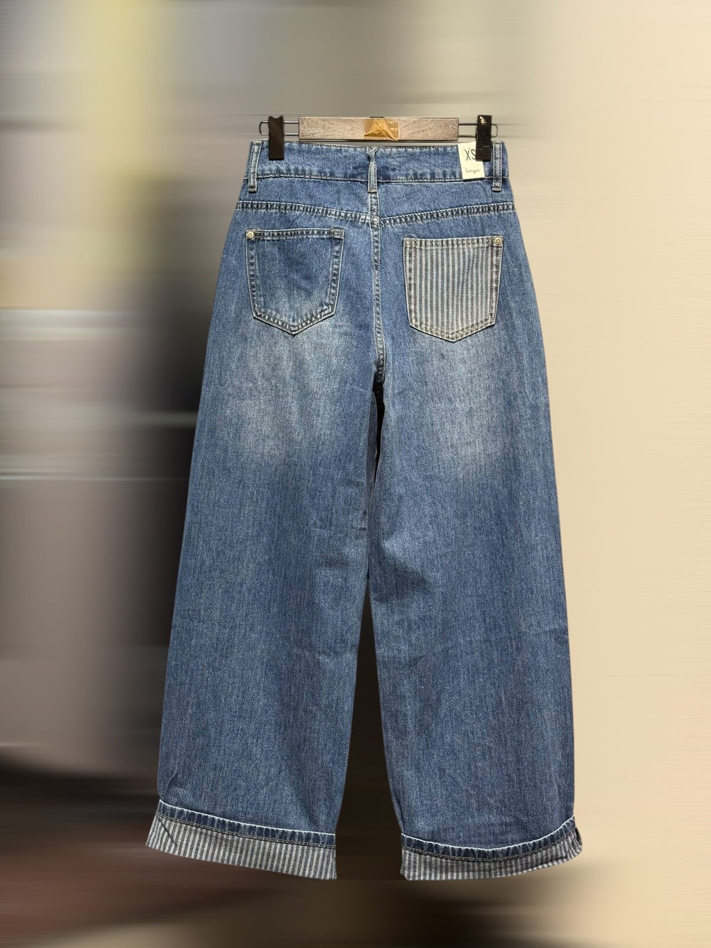 Jean ample Syrine - Bleu